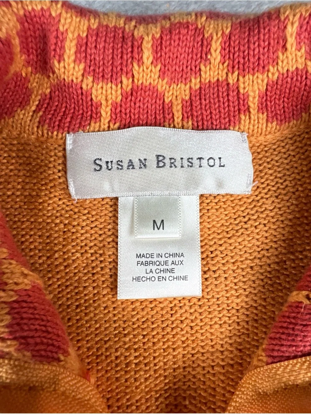 Susan Bristol Cats Sweater Vest M Kitten Embroidered Beaded Full Zip Colorful